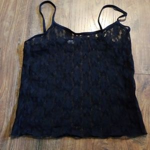 Max Grey black see through crop top.